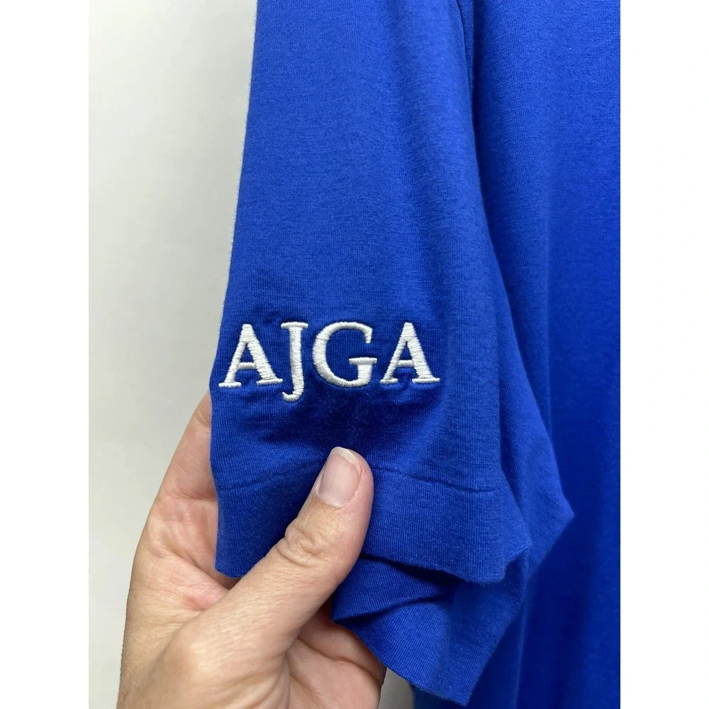 Polo Golf Ralph Lauren Mens XL Royal Blue Cotton Polo Shirt (E4)